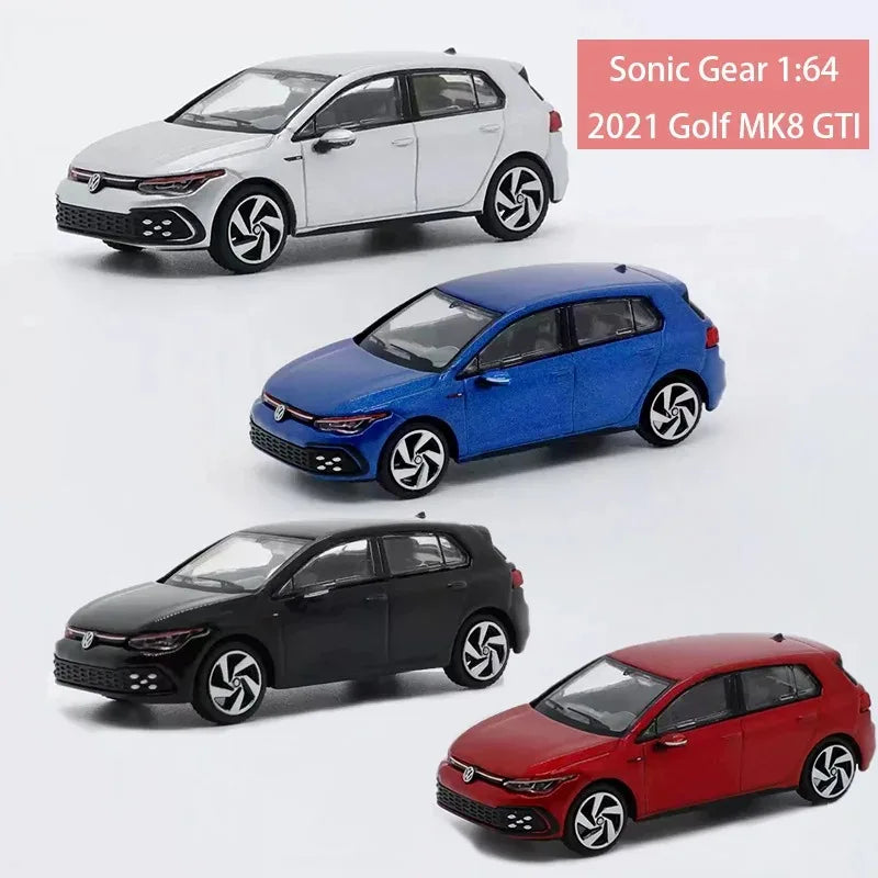 1:64 Volkswagen Golf MK8 GTI (2021) Modellauto aus Metall – Sammlermodell