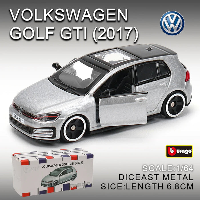 Hohe qualität 1:64 GOLF GT 2017 2020 mustang shelby gt500 Lamborghini Porsche Ferrari Benz Volkswagen