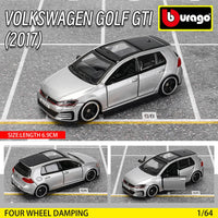 Hohe qualität 1:64 GOLF GT 2017 2020 mustang shelby gt500 Lamborghini Porsche Ferrari  Benz Volkswagen