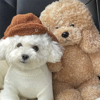 new Pet Plush Lamb Plush Head Pullover Hat Dog Cat Autumn Winter Lovely Loose Warm Head Protector Ear Hat Doggy Outing Hat 2026