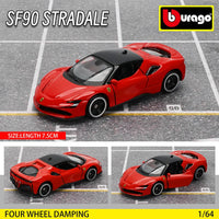 Hohe Qualität 1:64 Ferrari Modellauto – SP1, 812 Competizione, Enzo, F40, F12tdf & SF90 – Original Sammlermodell aus Metall