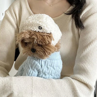 new Pet Plush Lamb Plush Head Pullover Hat Dog Cat Autumn Winter Lovely Loose Warm Head Protector Ear Hat Doggy Outing Hat 2026