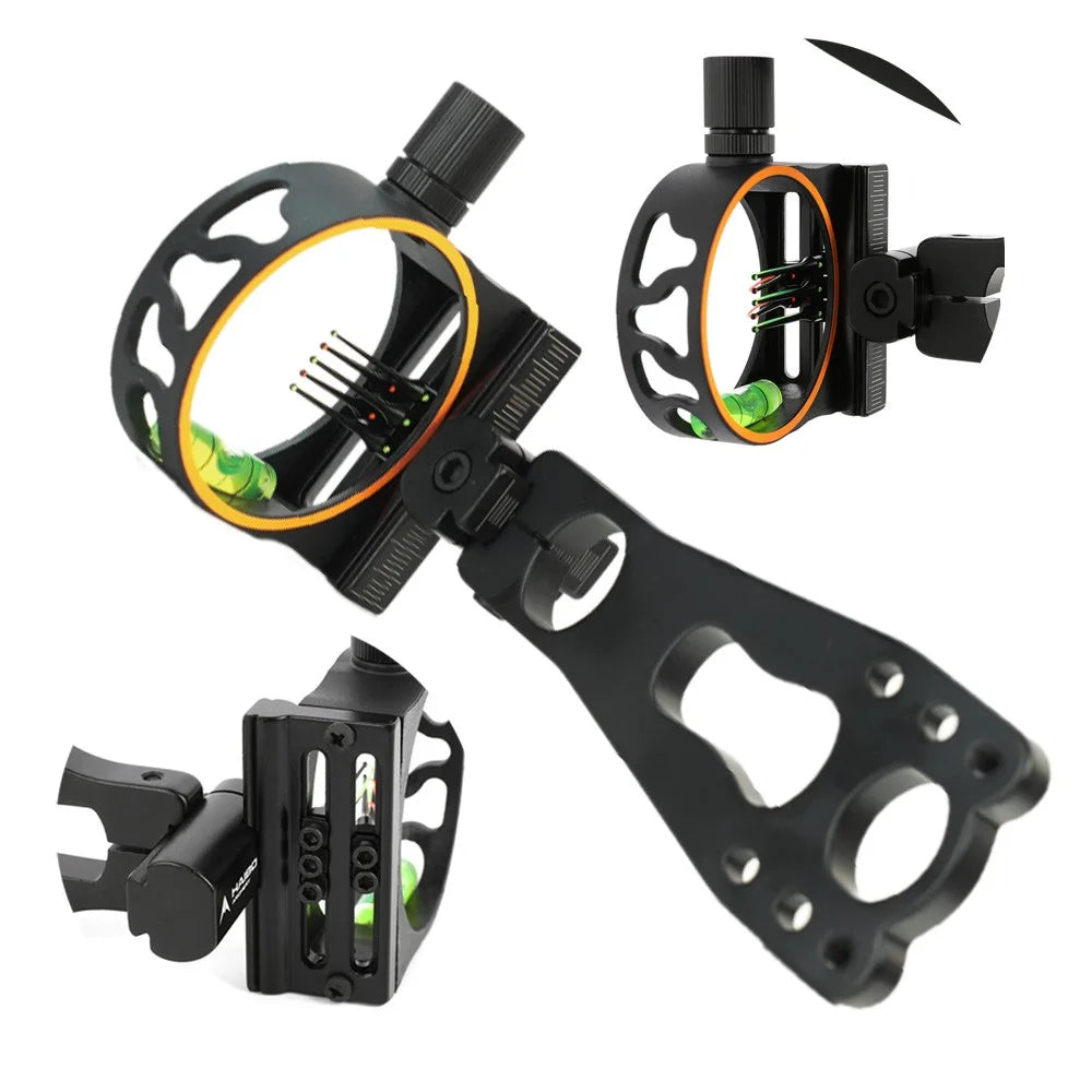 Compound-Bogen Visier – 0,019" Fiber Optik mit CNC-Aluminium Rahmen