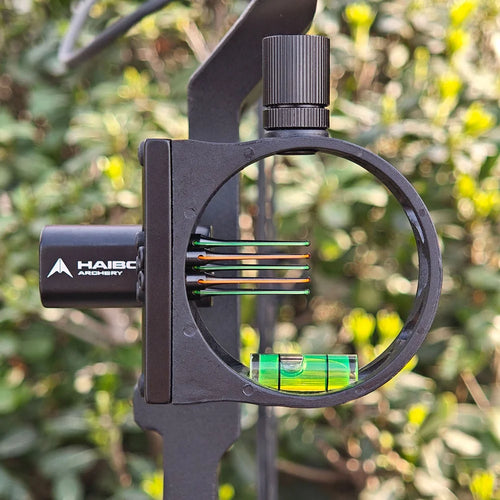 Compound-Bogen Visier – 0,019" Fiber Optik mit CNC-Aluminium Rahmen
