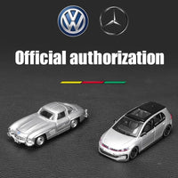Hohe qualität 1:64 GOLF GT 2017 2020 mustang shelby gt500 Lamborghini Porsche Ferrari  Benz Volkswagen