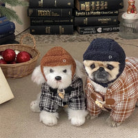 new Pet Plush Lamb Plush Head Pullover Hat Dog Cat Autumn Winter Lovely Loose Warm Head Protector Ear Hat Doggy Outing Hat 2026
