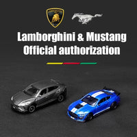 Hohe qualität 1:64 GOLF GT 2017 2020 mustang shelby gt500 Lamborghini Porsche Ferrari  Benz Volkswagen