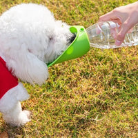 Portable Dog Cat Water Drinking Bowl Outdoor Pet Feeding Cup Leakproof Silicone Foldable Bottle Dispenser Pet Travel Supplies