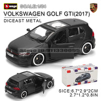 Hohe qualität 1:64 GOLF GT 2017 2020 mustang shelby gt500 Lamborghini Porsche Ferrari  Benz Volkswagen