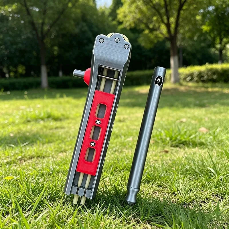 3D-gedruckte Schleuder mit automatischem Ladesystem und Rollenmechanismus – Zubehör für Outdoor und Freizeit